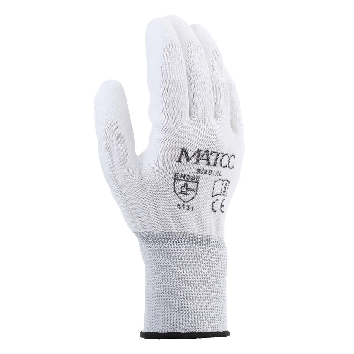 12Pairs PU Nitrile Coated Safety Work Gloves Garden Builders Grip