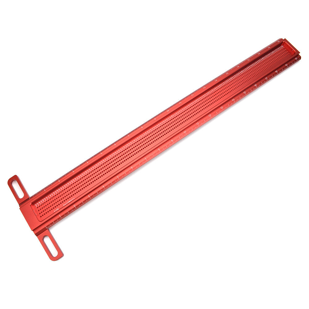 Aluminum Alloy T-Square Marking Ruler - 16"/20" for Accurate Scribing & Hole Positioning, Lightweight & Durable Tool