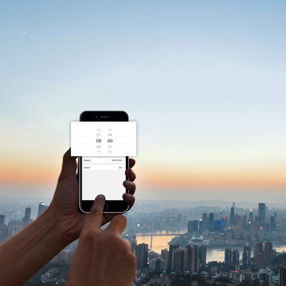 E27 10W Dimmable Warm White To Daylight WIFI APP Control Smart LED Light Bulb AC110-255V