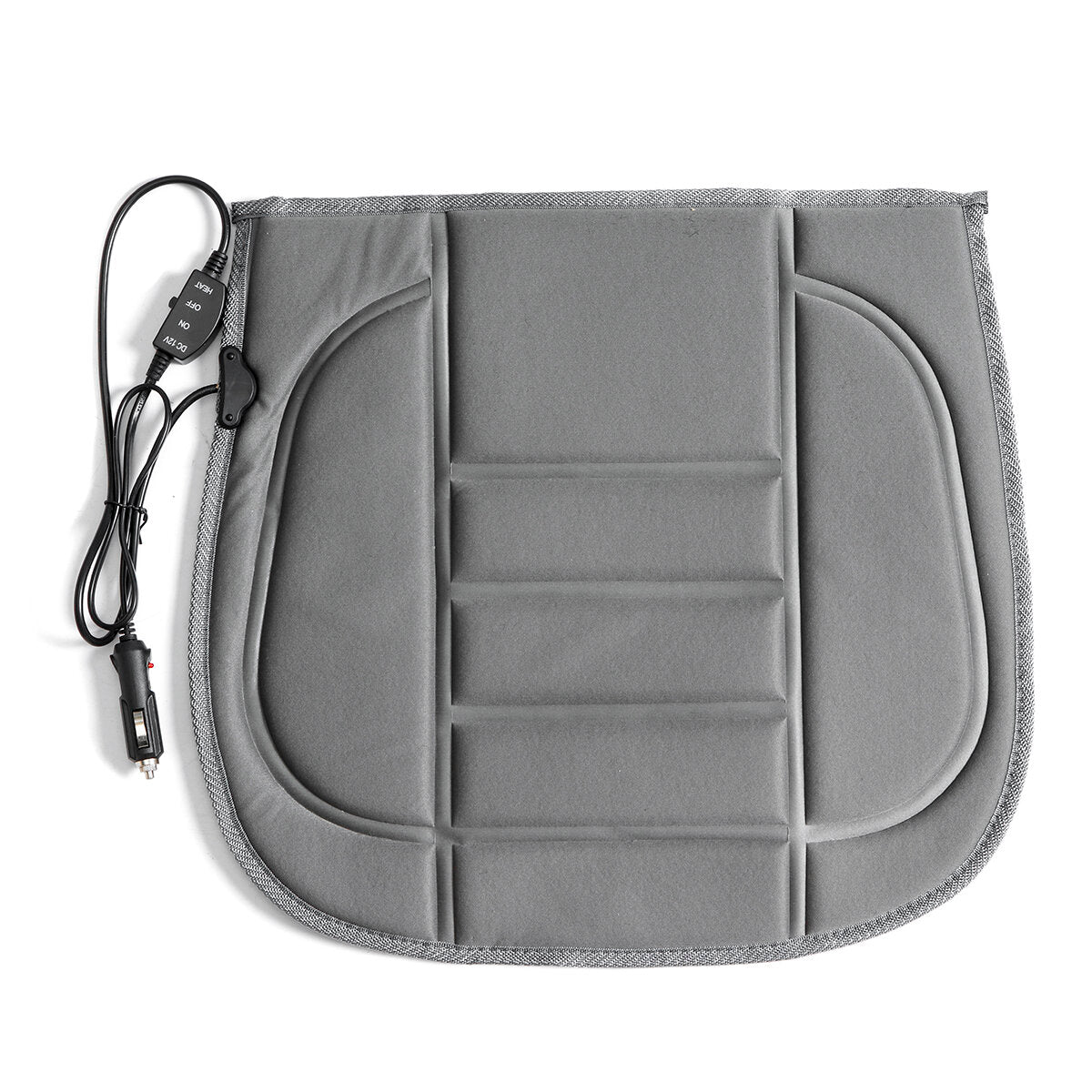 12V Front Electric Heated Padded Pad Seat Cushion Cover Winter Warmer