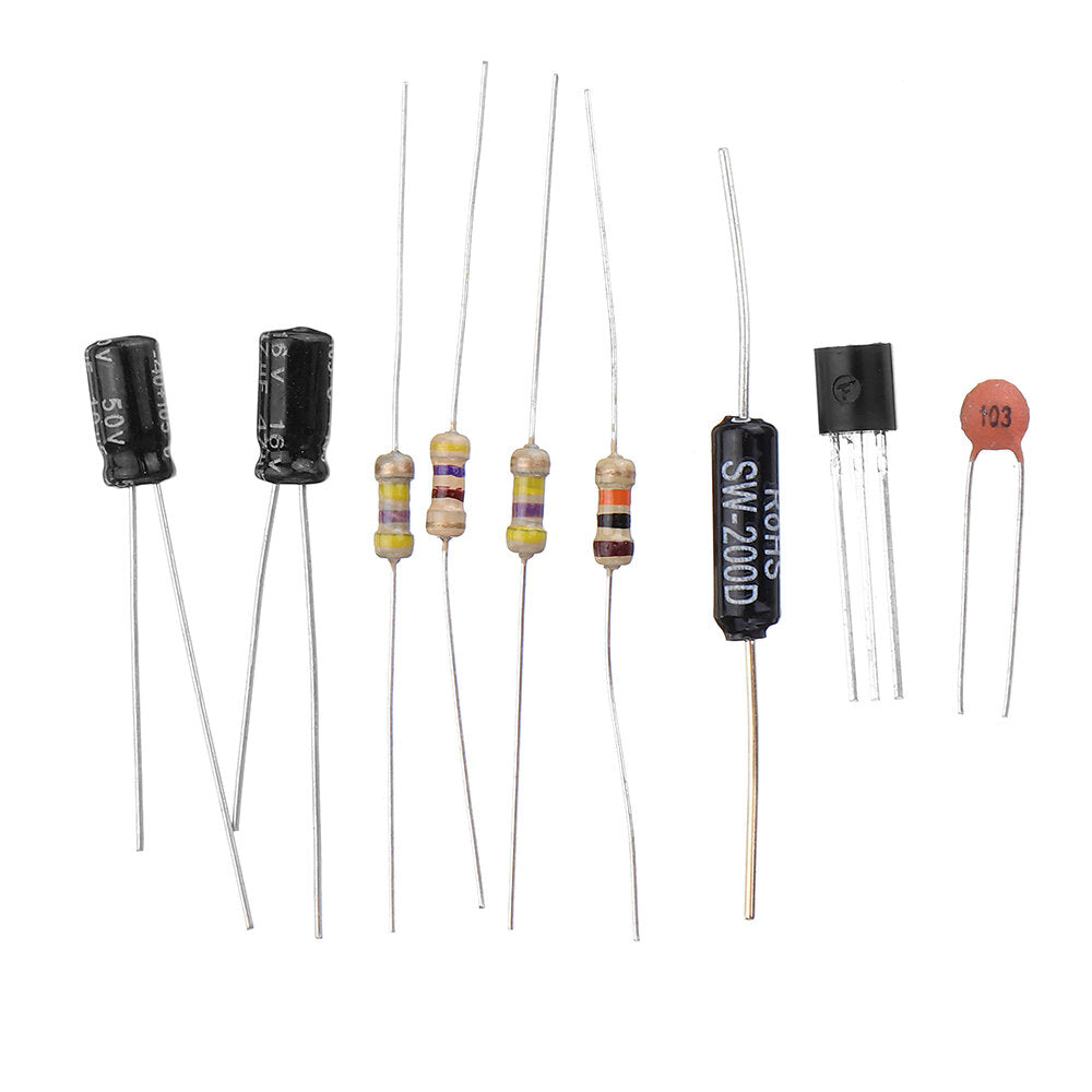 5Pcs Lucky Turntable Electronic DIY Kit Soldering Practice Circuit Board Experiment Training Parts