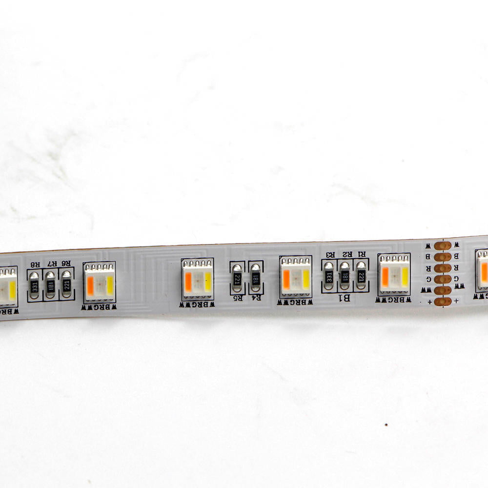 DC12V 5IN1 RGB+CCT LED Strip Light 5050 Flexible Tape Non-waterproof Indoor Lamp Home Decor