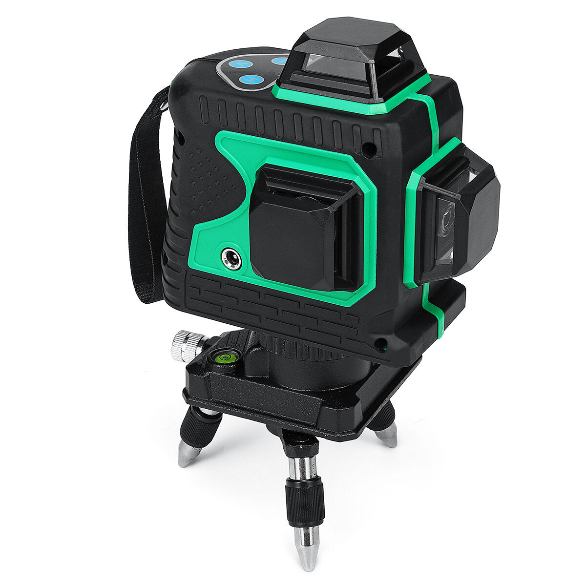 3D Green Auto Laser Level 12 Lines 360 Horizontal & Vertical Cross Build Tool Measuring Tools with 2 Batteries