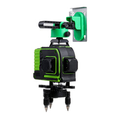 4D 16 Lines Green Light Laser Levels 360 Self Rotary Leveling Measure Tools with 2PCS Lithium Batteries