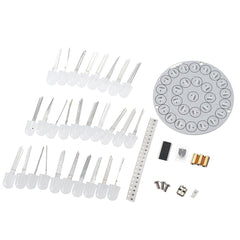 Touch Control Full Color LED Lighthouse Kit MCU Control Animation Mode Round Ring DIY Electronic Production