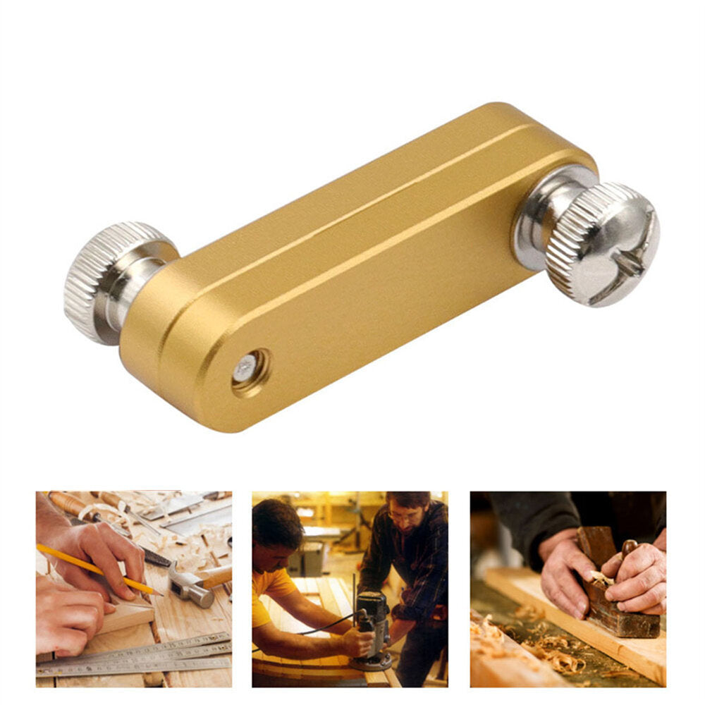 Steel Ruler Positioning Block for Accurate Woodworking - 1/2PCS Angle Scriber Line Marking Gauge Tools