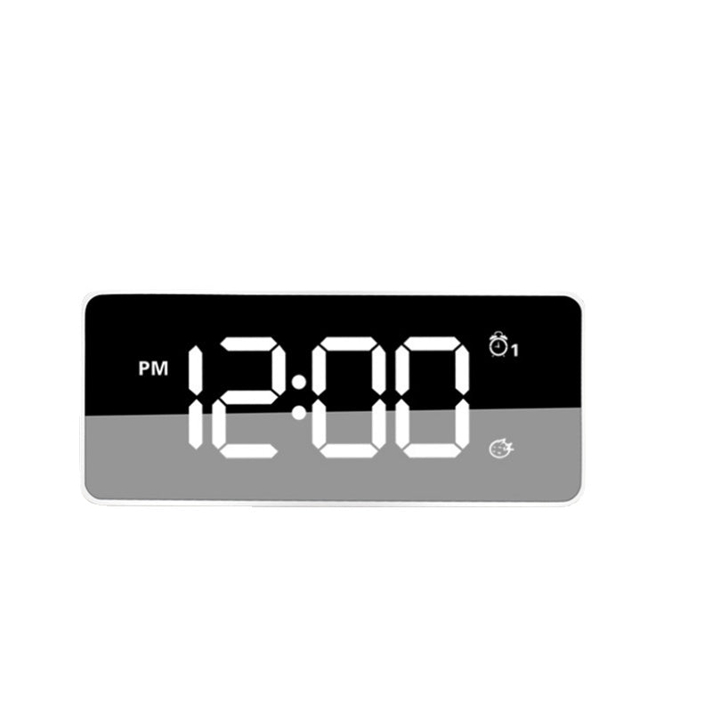 Chargable LED 12/24H Alarm Clock Multifunction Backlight Adjustment with Dual Alarm Settings Snooze Alarm Clock Office Home Decorations
