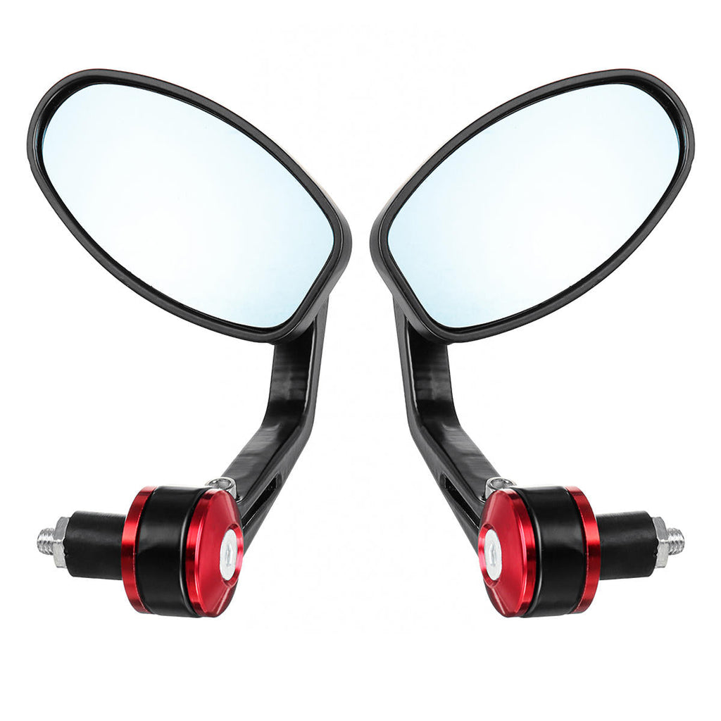 Pair Left Right Universal Handlebar Rearview Side Mirrors Motorcycle Scooter