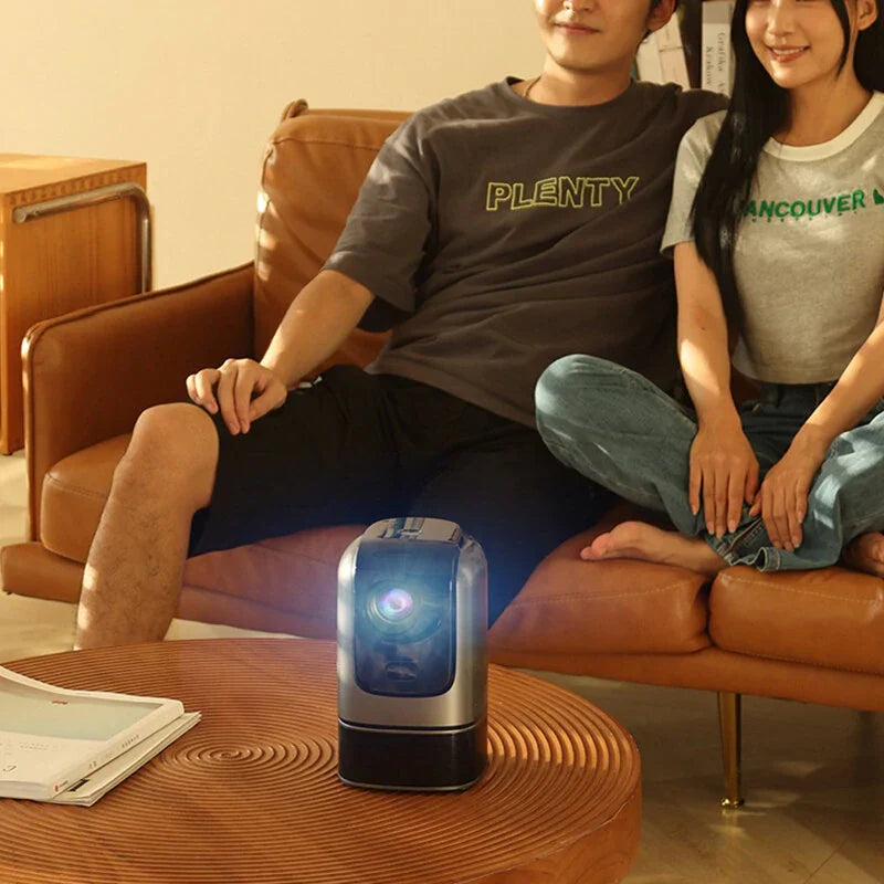 Full HD 1080P LED Projector, Android 11.0, 2+32GB, WiFi6, Auto Keystone, HiFi Speaker, Wireless Screen Mirroring, Home Theater