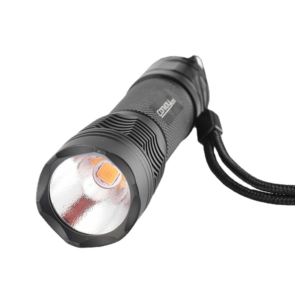 Strong Tactical Flashlight with GT FC40 High CRI LED Super Bright Torch for Outdoor Hunting Camping