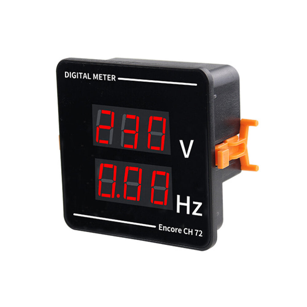 Digital AC Voltage Power Frequency Combination Meter Voltage Measuring Instrument Embedded 50-500V 10.0-99.9hz