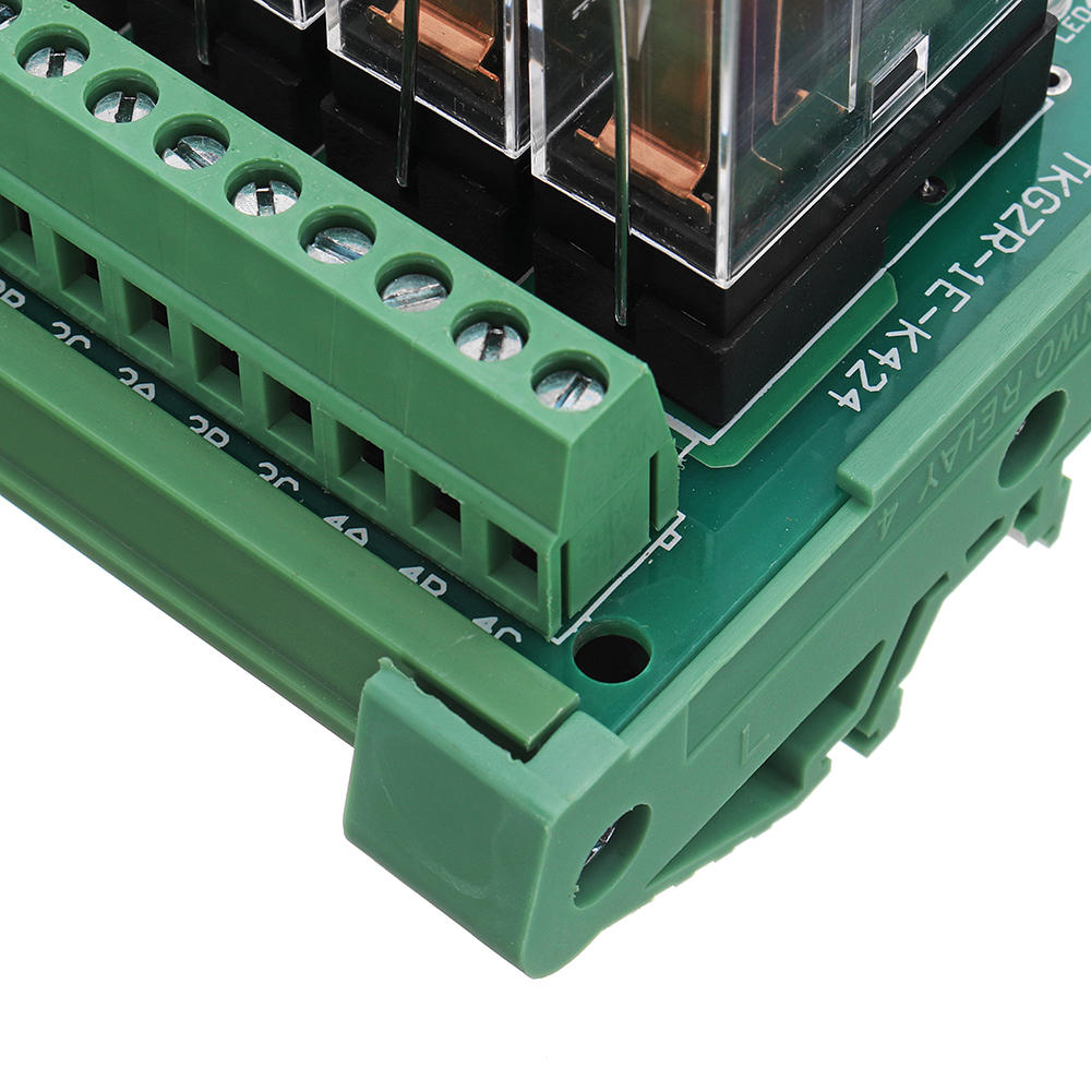 4 Channel Relay Module PLC Amplification Board Controller With Indicator Light DC 24V