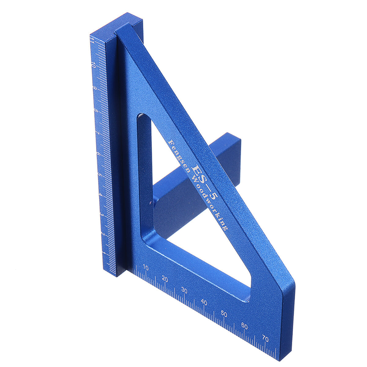 Aluminum Alloy 3D Miter Angle Marking T Ruler - 45/90 Degree Measuring Tool for Woodworking & DIY Projects