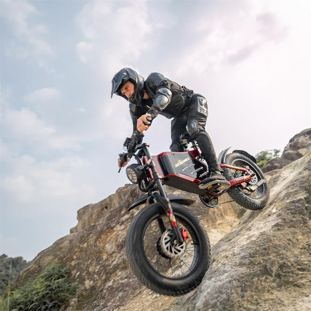 Electric Bike 48V 30AH Battery 1000W*2 Dual Motors Recommended Top Speed 25KM/H 20*4.0inch Tires 90KM Max Mileage 200KG Max Load Electric Bicycle