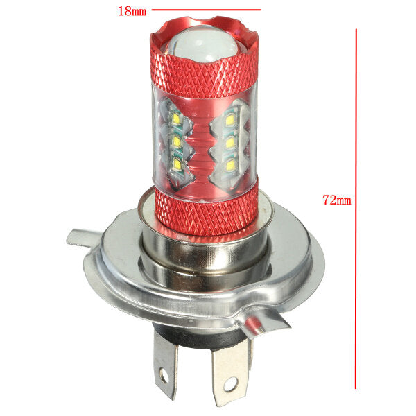 12V Pair Motorcycle LED Fog Light Lamp Bulb White H11 H10 H7 H8 H4 9005 9006 P13W H16 H13