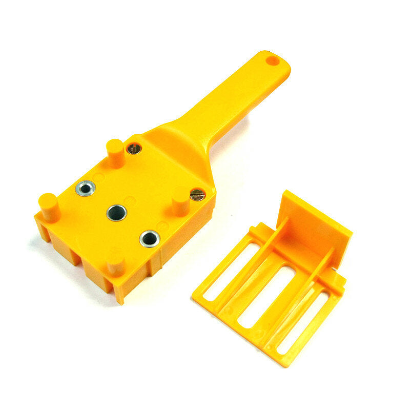 Drill Locator Tool with Adjustable Fence, Durable ABS, Includes Drill Bits & Wrench for Precise Alignment and Joint Strength
