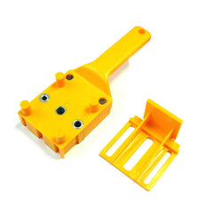 Drill Locator Tool with Adjustable Fence, Durable ABS, Includes Drill Bits & Wrench for Precise Alignment and Joint Strength