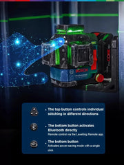 Bosch GLL 18V-120-33CG Green Laser Level, 3x360°, Bluetooth App Control, Fine Adjustment & Triple Power Modes
