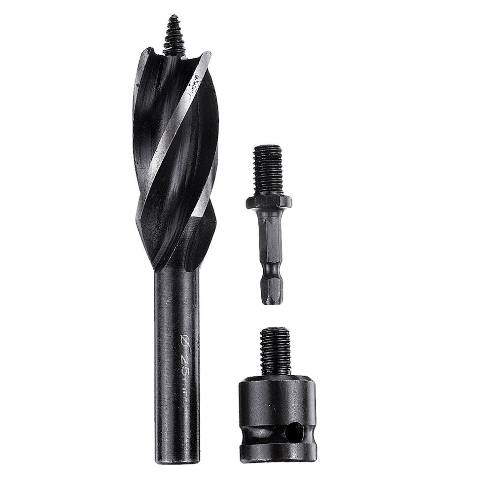 Woodworking Support Point Drill Bits Kit Electric Wrench Hexagonal/Four-Slot Shank Tapper Deep Hole Drill