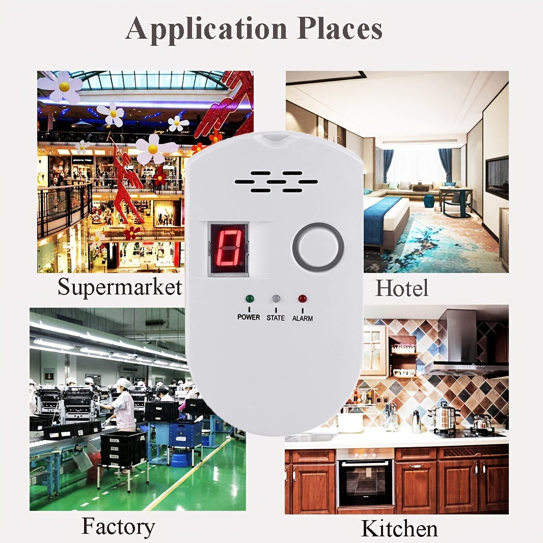 Gas Detector With Leak Alarming For Small Building and Kitchen Range