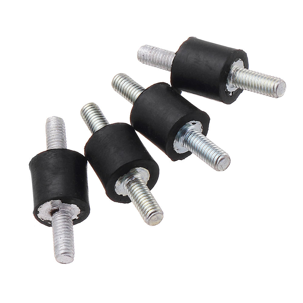 4pcs M3 8x8mm Rubber Mounts Double Ends Screw Anti Vibration Mount Rubber Shock Absorber