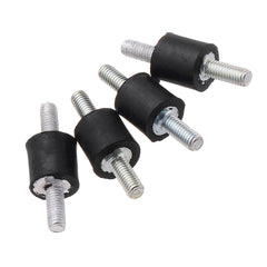 4pcs M3 8x8mm Rubber Mounts Double Ends Screw Anti Vibration Mount Rubber Shock Absorber