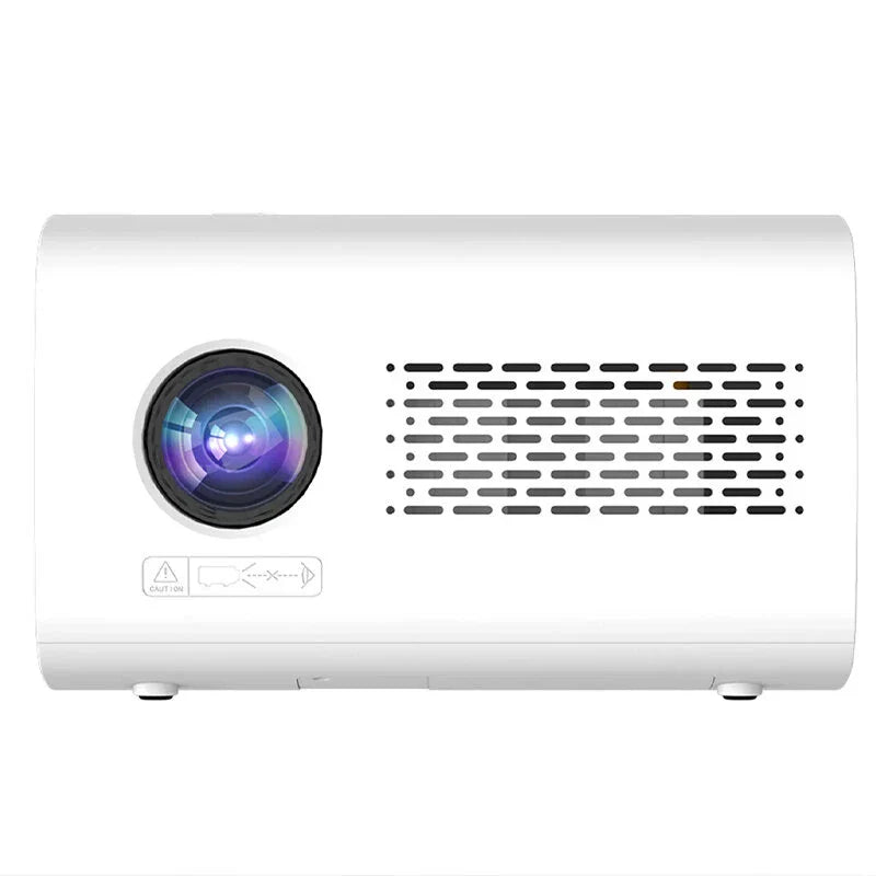 Mini LED Projector 150 ANSI Lumens 720P WiFi Home Theater with Auto Keystone, Bass Speaker & Remote Control