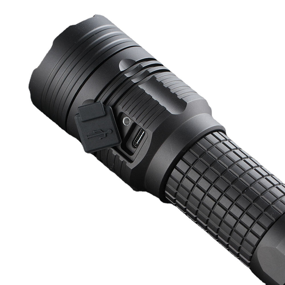 High CRI Rechargeable Strong Light Flashlight 6800mAh Long Battery Life Aluminum Alloy LED Torch