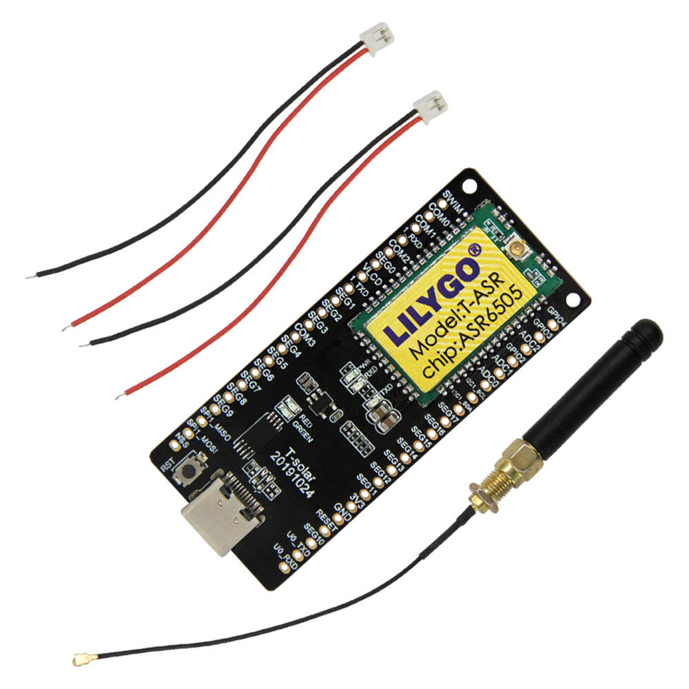 T-Solar Development Board ASR6505 Integrates SX1262LORa Module Solar Power Supply Interface