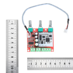 15Wx2 + 30W 2.1 Channel Bluetooth Subwoofer Amplifier Speaker Board Digital Active Lossless Computer Sound Amplifier DC 8-20V