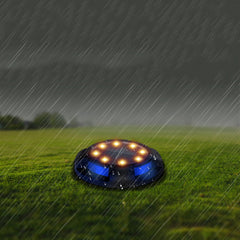 Outdoor Solar Powered Ground Light IP67 Waterproof Landscape Lighting for Pathway Garden Yard Walkway Pool