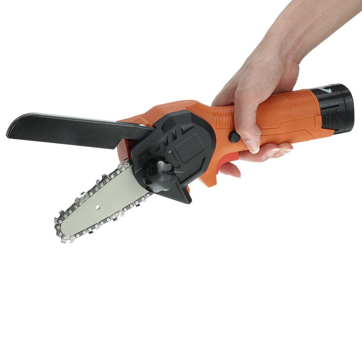 4 Inch Mini Rechargable Chainsaw 18V One-Hand Electric Chain Saw Wood Pruning Shears