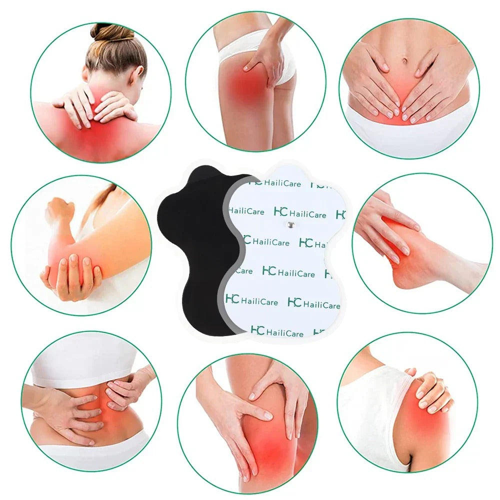 Portable Micro-Current Body Massager with 6 Modes, Adjustable Intensity, LCD Screen, Ideal for Travel and Relaxation