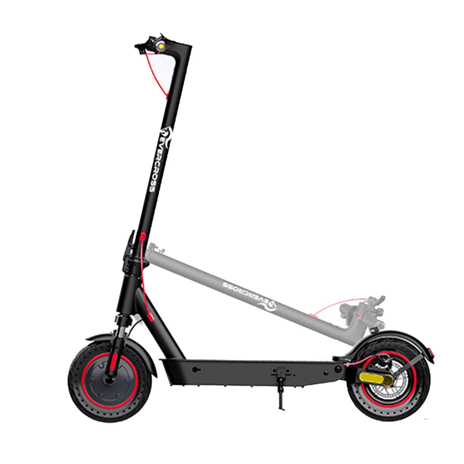 Electric Scooter 36V 11.4AH Battery 500W Motors 10inch Solid Tires 30-40KM Max Mileage 150KG Max Load Folding E-Scooter
