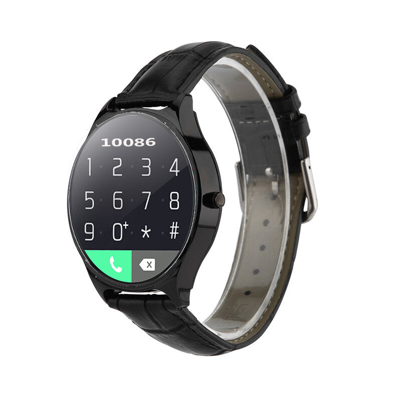 1.33 Inch Larger Full Touch Screen RAM 1G Heart Rate Monitor Music Control Weather Smart Watch