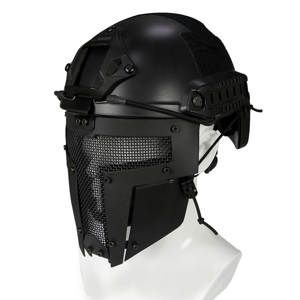 Outdoor Iron Warrior Hunting Tactical Face Mask Steel Mesh