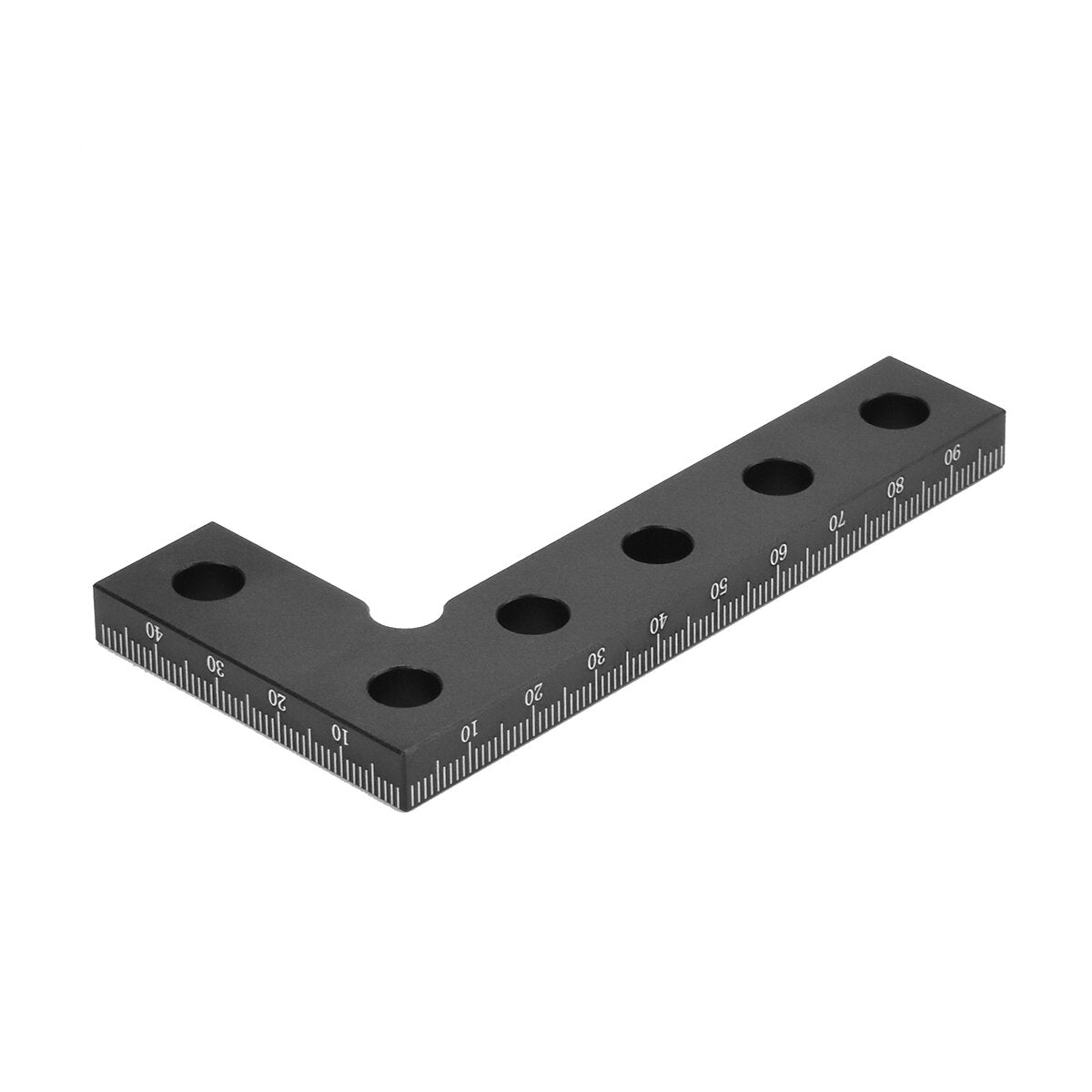 Durable Woodworking Square Ruler & Height Ruler with 90° Angle, Metric/Imperial Scale, Line Scriber & Center Finder