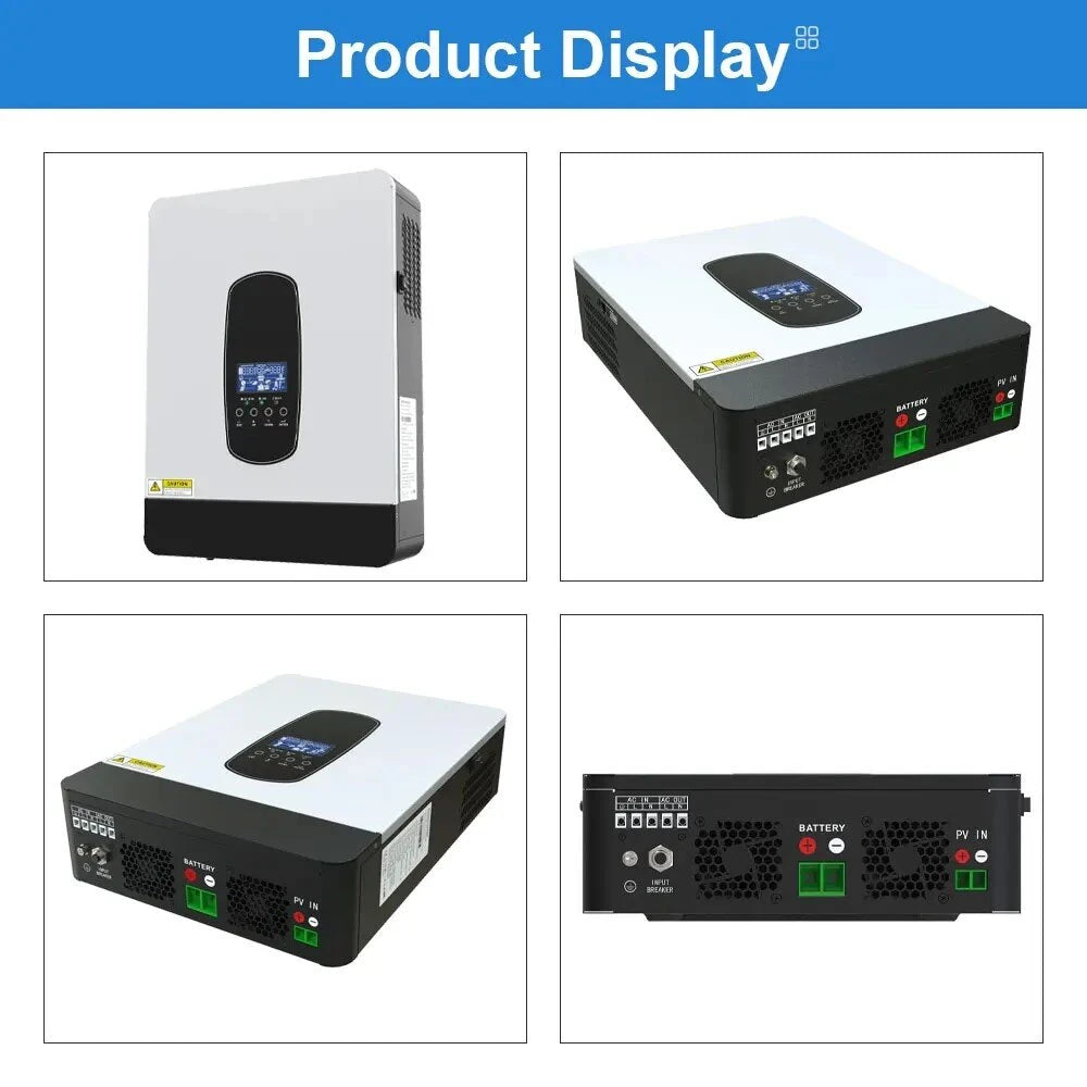 3.8KW Blended Solar Inverter 24V/48V Built-in Pure Sine Wave 110A MPPT Solar Charger Power Home Inverter