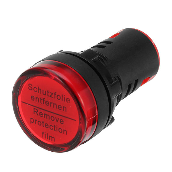 22mm Indicator Lamp Signal Light Lamp Panel Mount LED Power Indicator Red