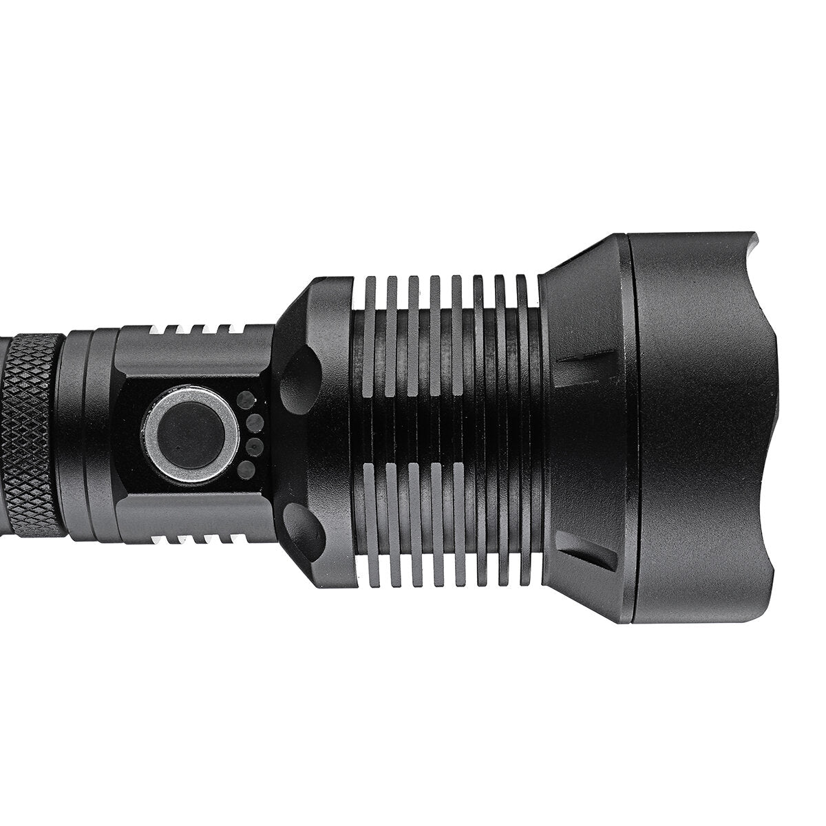 USB Rechargeable Zoomable Flashlight Set with 26650 Battery USSB Cable Focus Adjustable Outdoor Camping Hunting Fishing Searchlight