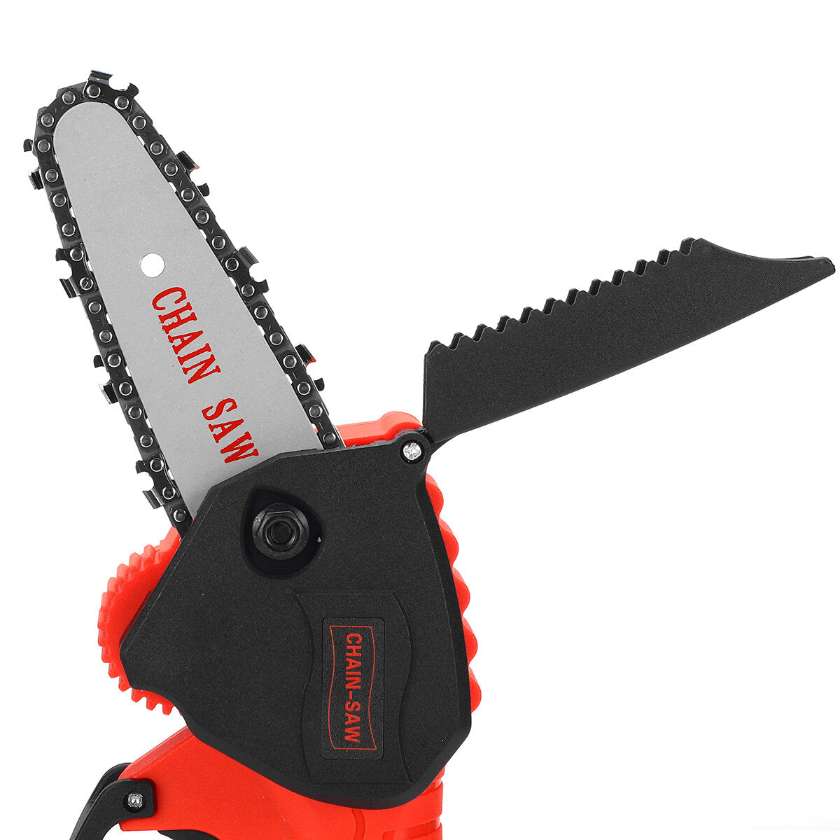 24V 4 Inch One-Hand Electric Cordless Chain Saw Woodworking Chainsaw 550W