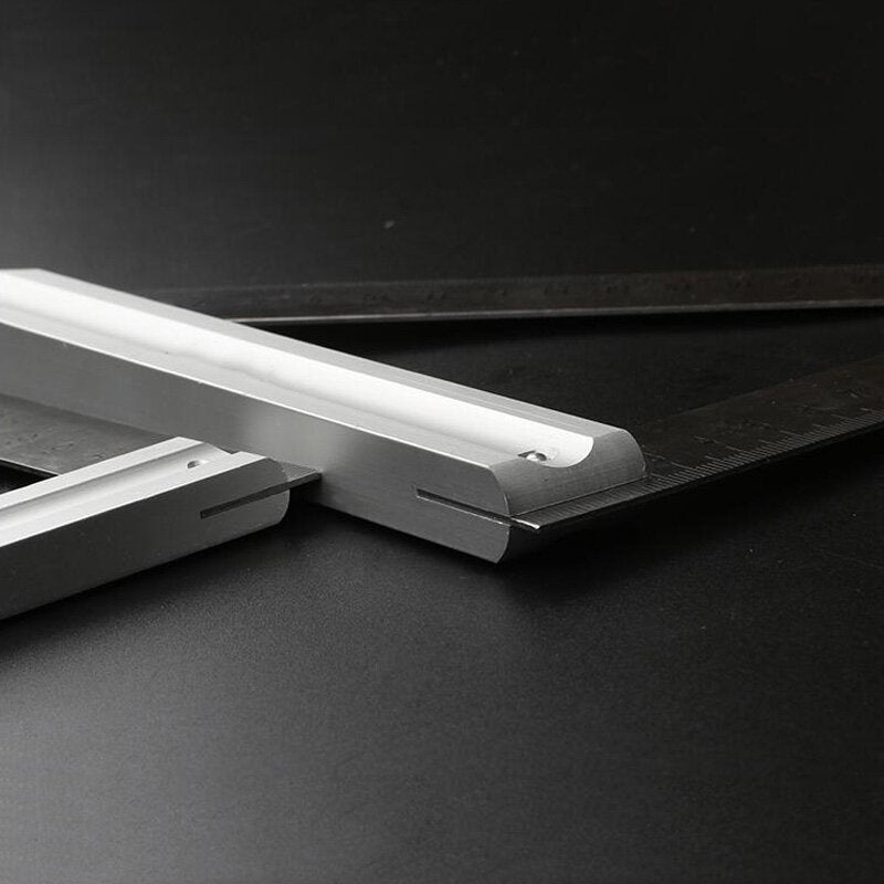 Greener 90 Degree Square Ruler Triangle Ruler Stainless Steel Multi-Function Triangle Board Woodworking Protractor Measuring Instrument