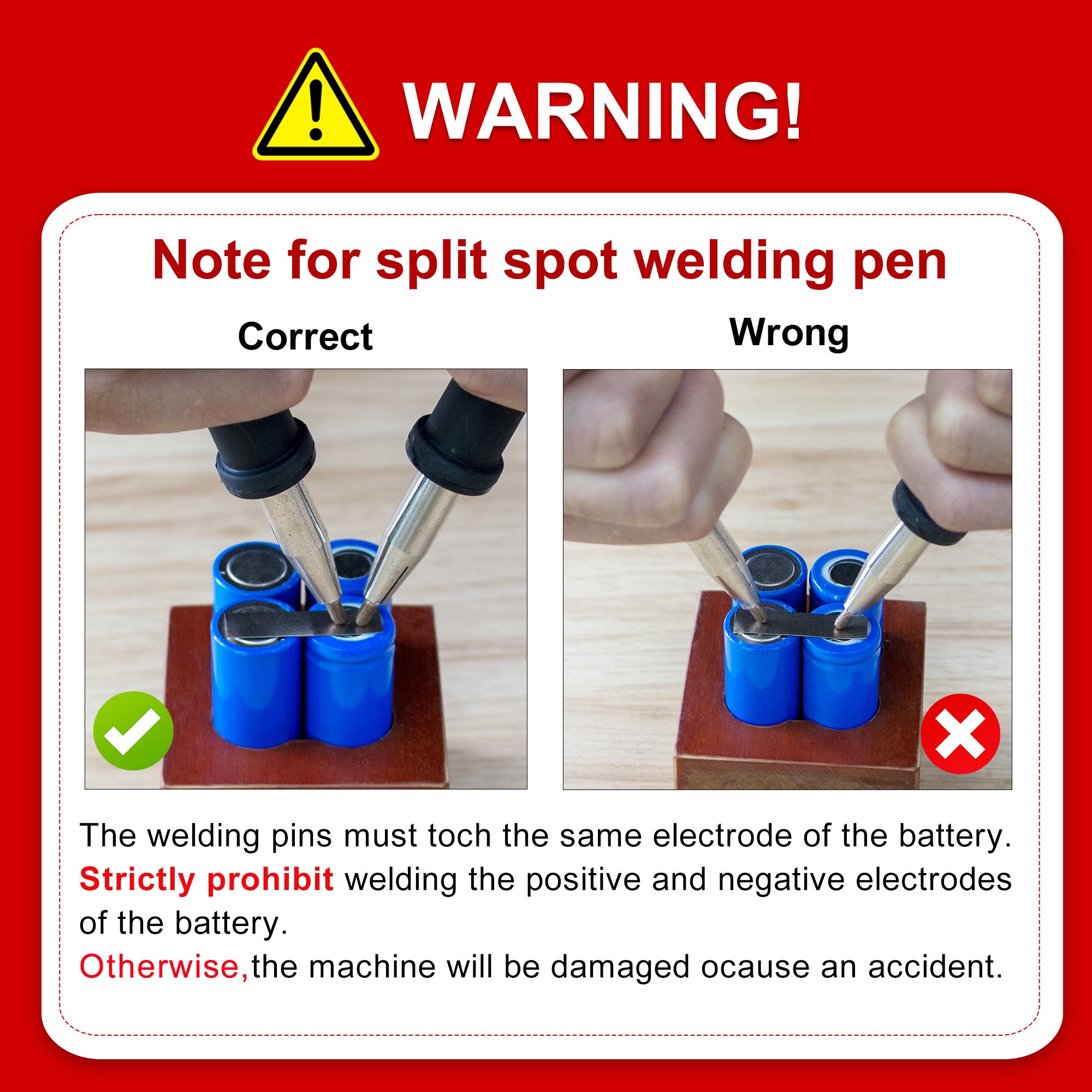 Dual-Mode Spot Welding Tool for Nickel-to-Nickel & Pure Nickel, High-Energy Double Pulse & Ultra-Low Internal Resistance