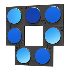 Smart LED Light Panels RGB Quantum Lights APP Control Works with Alexa Google Assistant