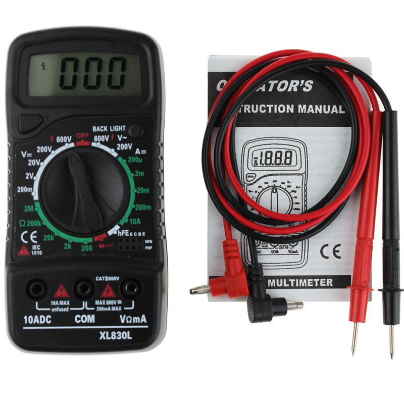 Digital LCD Multi Meters Volt Meterr Ammeter AC/DC/OHM Volt Current Tester