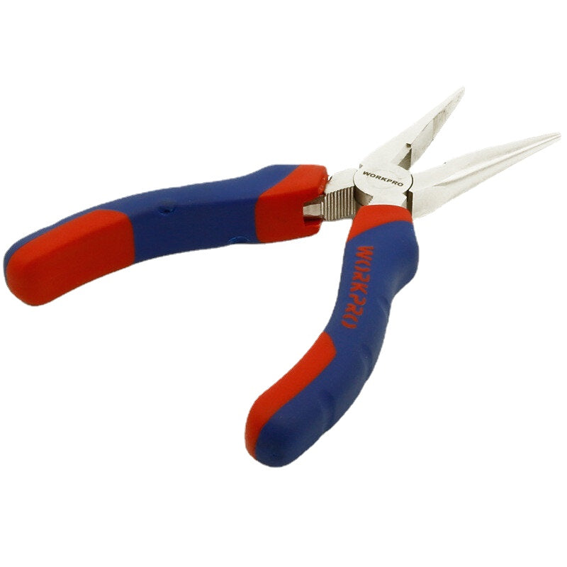 Two-color Handle Needle Nose Pliers Wire Cutters 6/8 Inches Household Multi-function Pliers