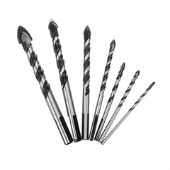 3/4/5/6/8/10/12mm Triangle Twist Drill Bit Concrete Glass Ceramic Tile Marble Drill Bit Pack7