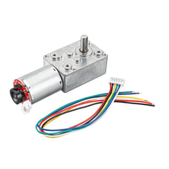 DC 6V 1/10/30/50RPM Mini-turbine Rod Geared Motor With Encoder For Automatic Sprayer