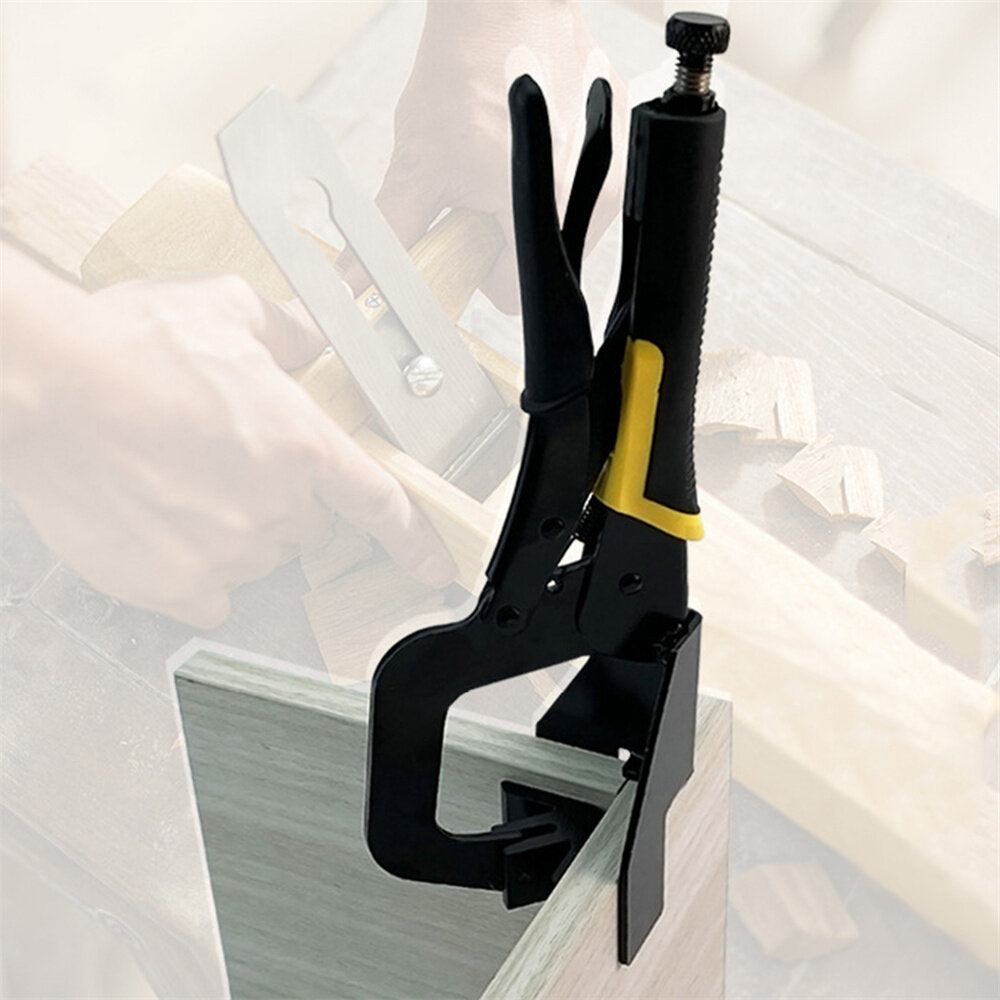 Durable Right Angle Clamp for Precise 90° Joints, Adjustable Grip, Easy Pocket Screw Access, Versatile Tool for Craftsmen