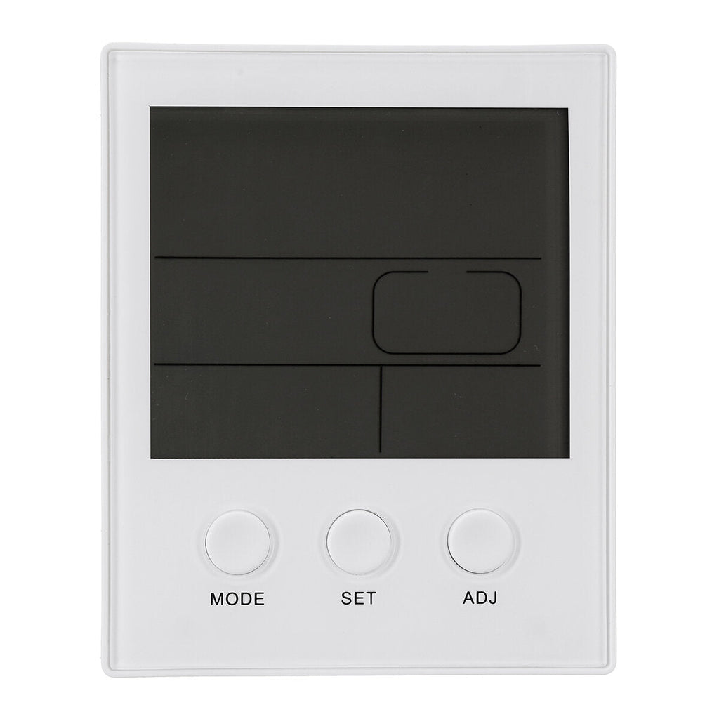 Thermometer Hygrometer Temperature Humidity Tester Backlight Time Date Calendar Alarm Clock